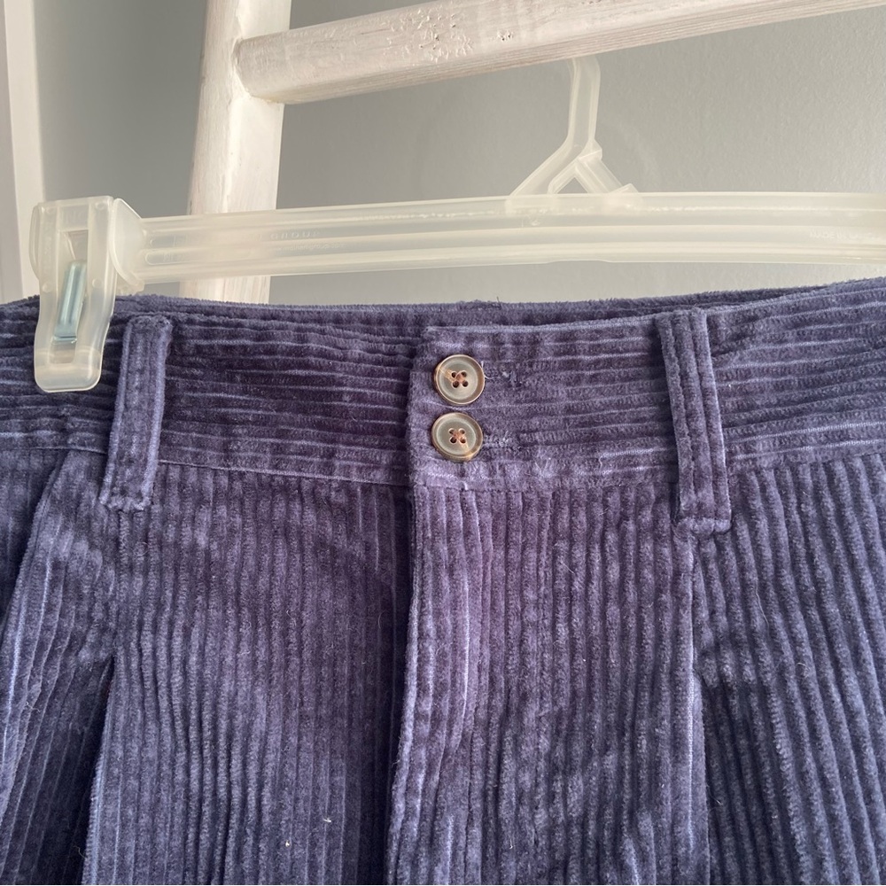 Madewell Women's Navy Wide Leg Pants - Picture 3 of 10